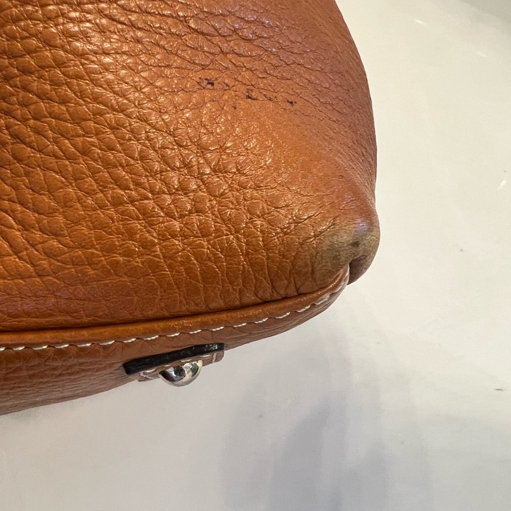 Dooney & Bourke Caramel Leather Shoulder Bag - Picture 5 of 6